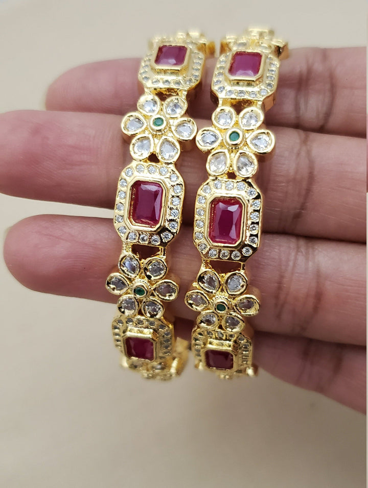 Semiprecious Ruby Bangle
