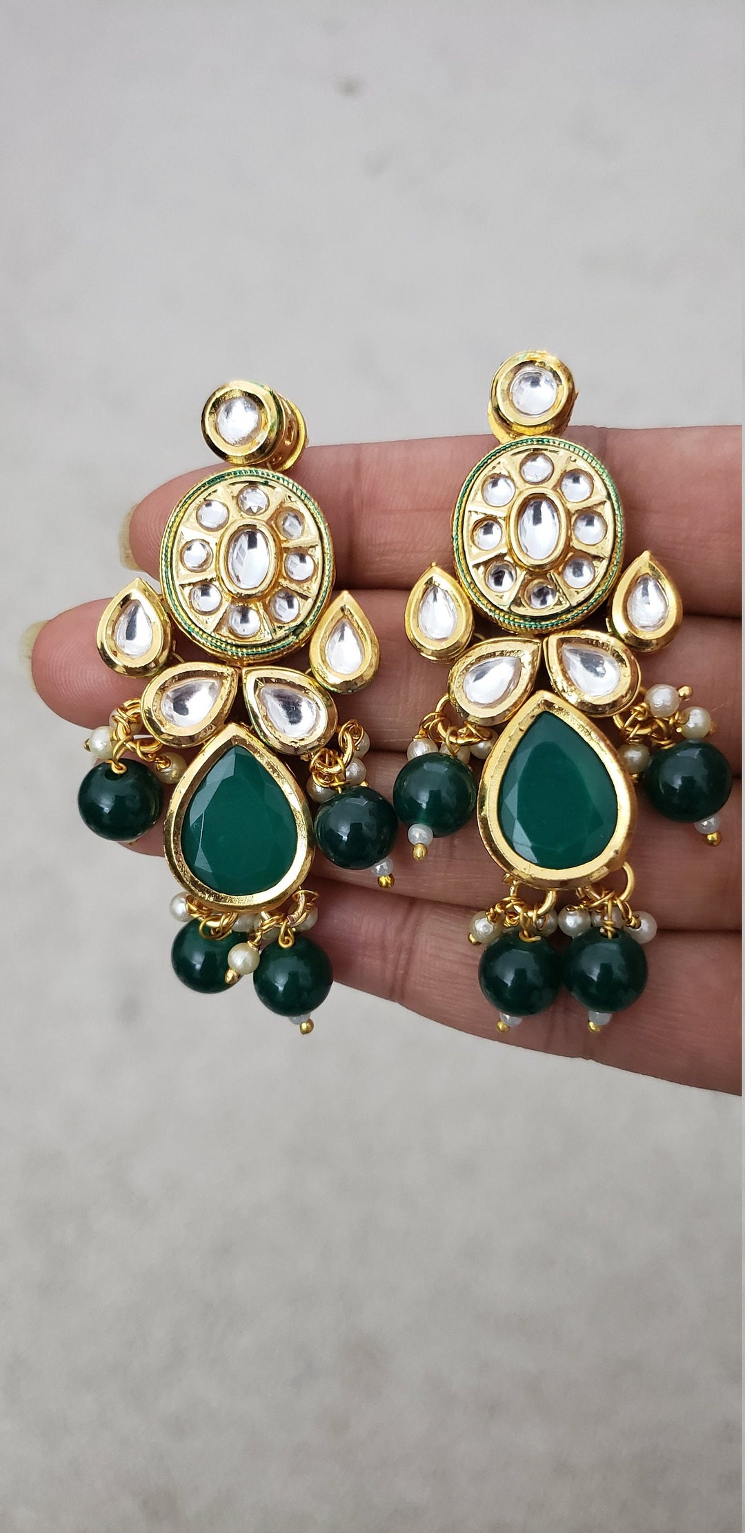 Green Kundan Necklace