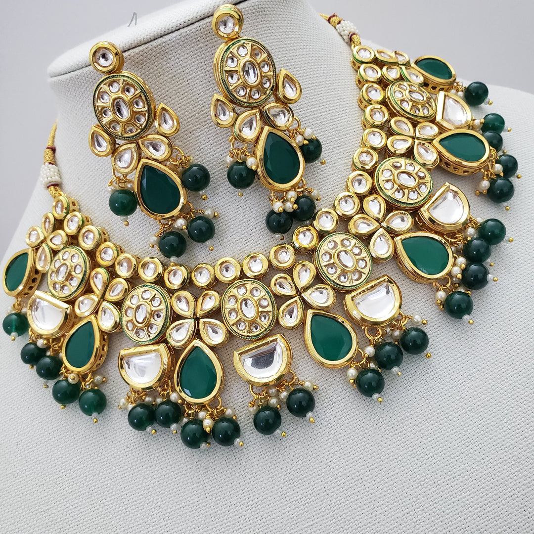 Green Kundan Necklace