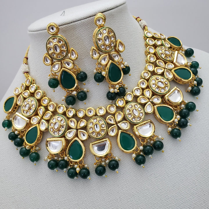 Green Kundan Necklace