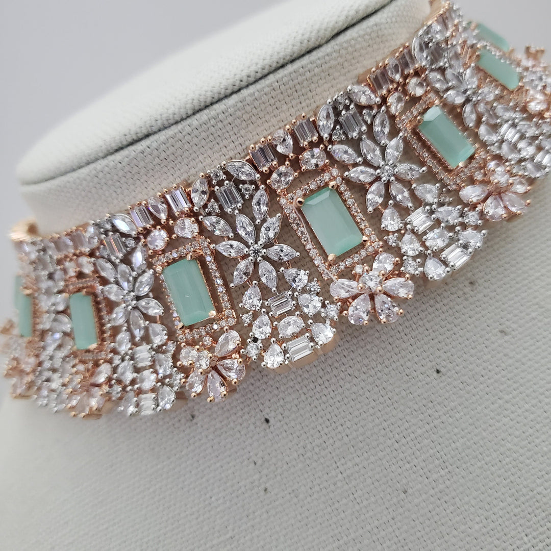 Rose Gold choker necklace