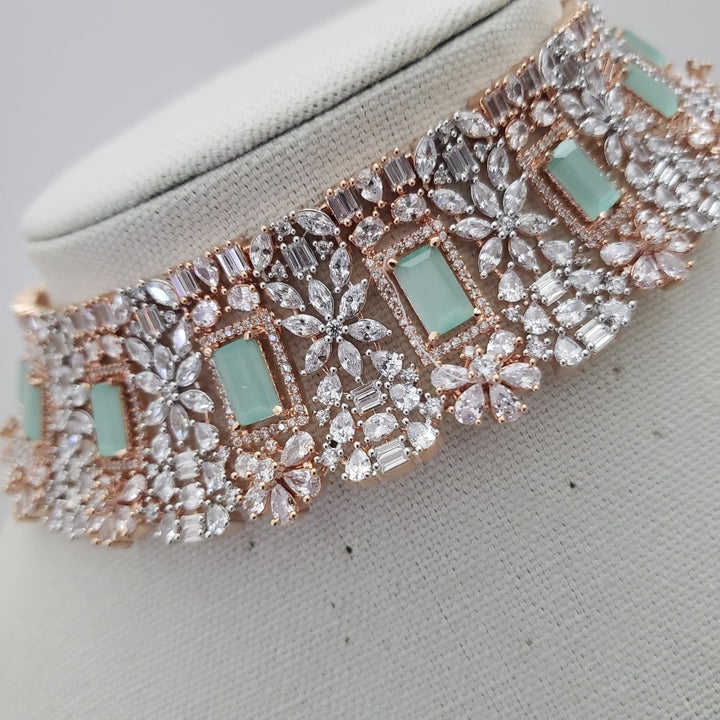Rose Gold choker necklace