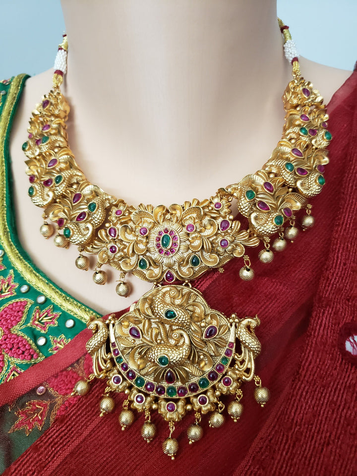 Nakshi work Necklace