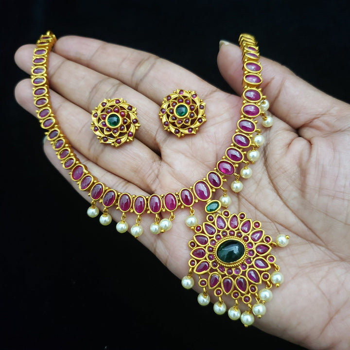 Pink pota Necklace
