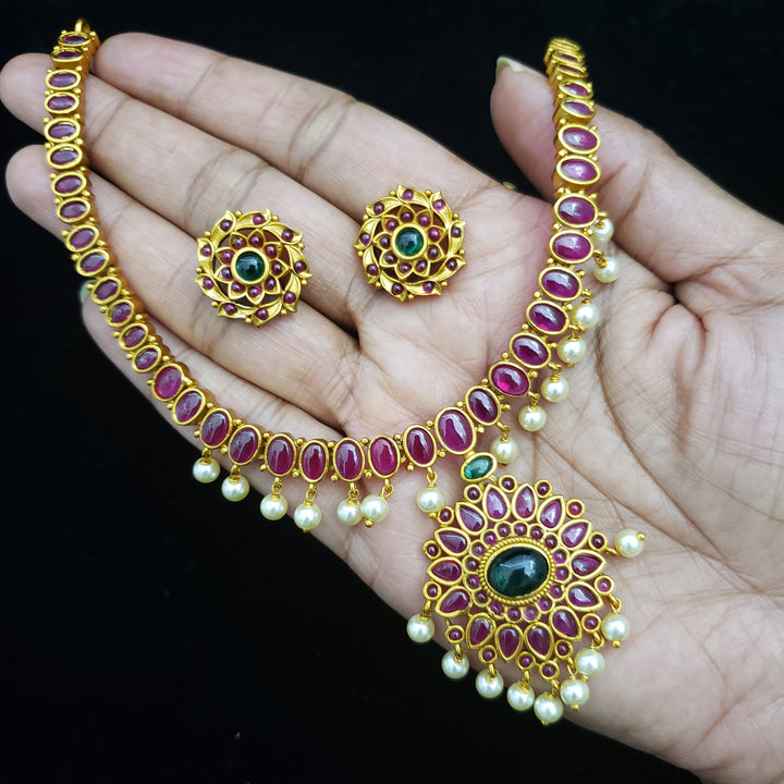 Pink pota Necklace