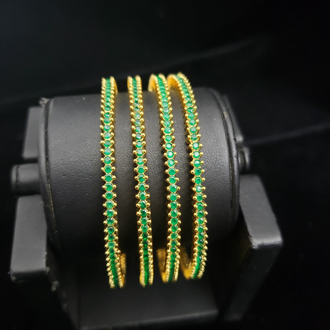 Emerald 4 bangle set