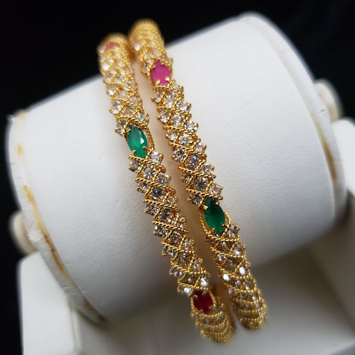 CZ Bangles Set