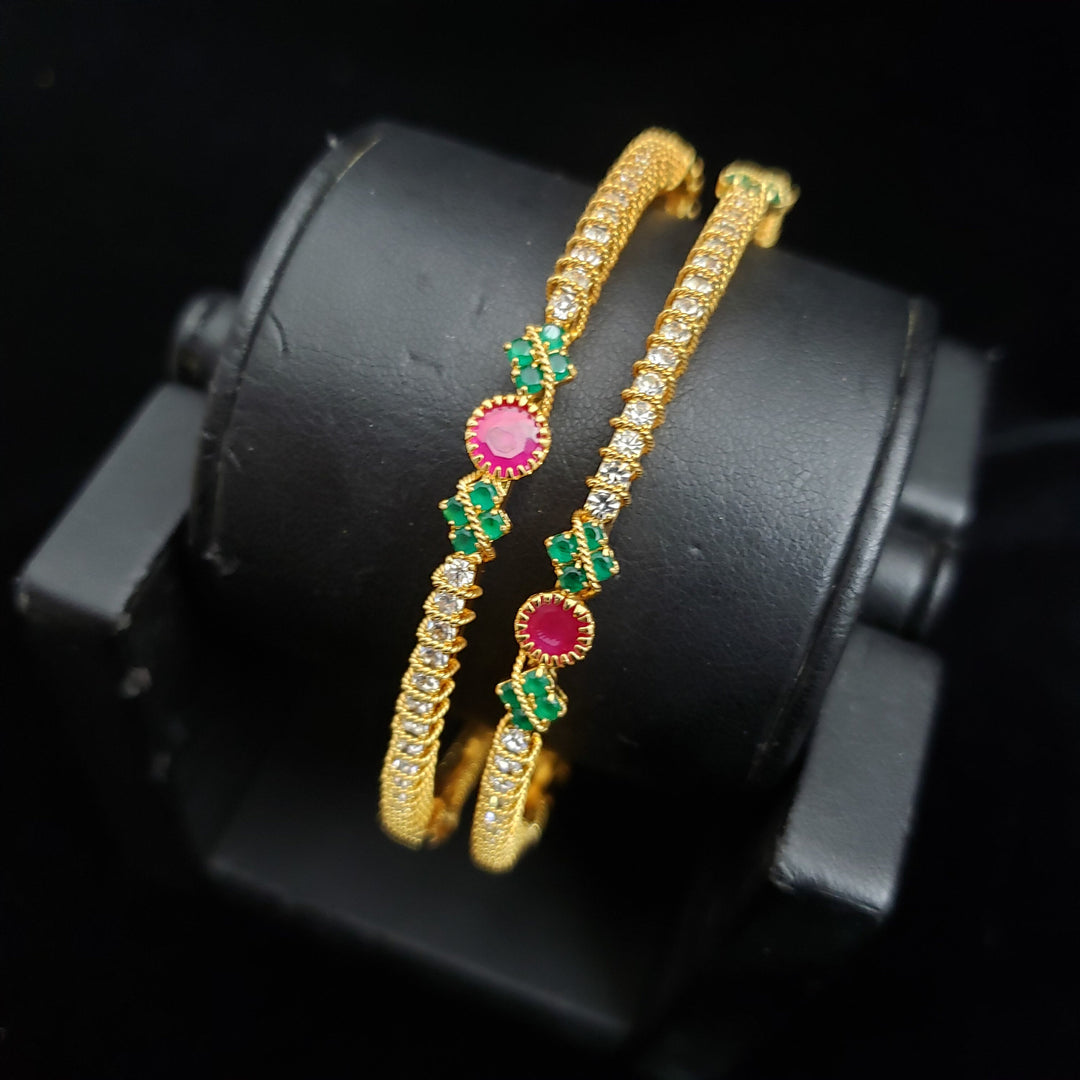Multi color CZ bangle