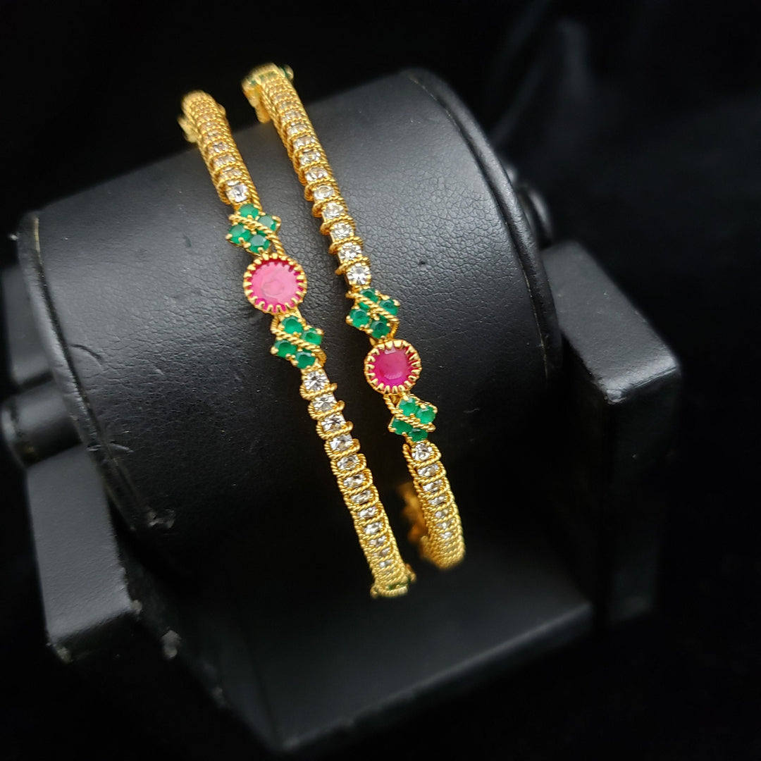 Multi color CZ bangle