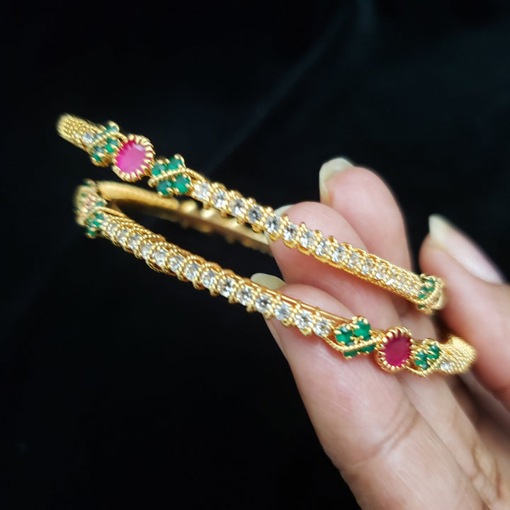 Multi color CZ bangle