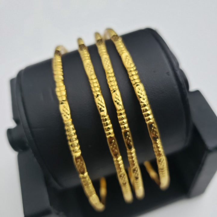 4pc Gold Bangles Set-21201