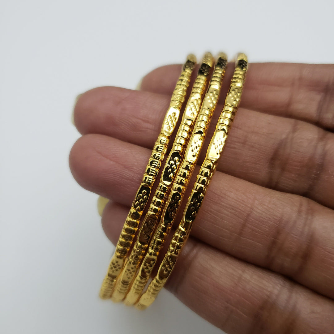 4pc Gold Bangles Set-21201