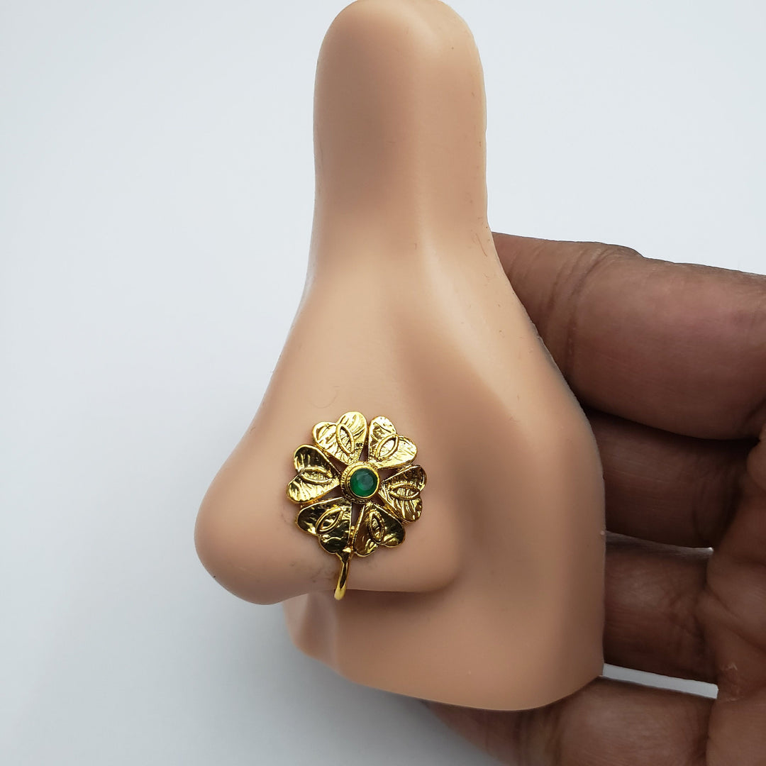 Gold finish Nose Ring