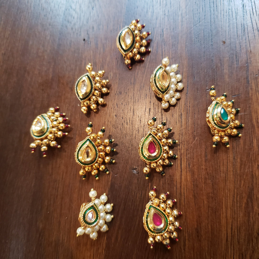 Kundan Nose Ring