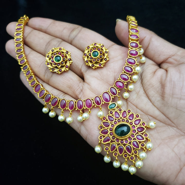 Pink pota Necklace