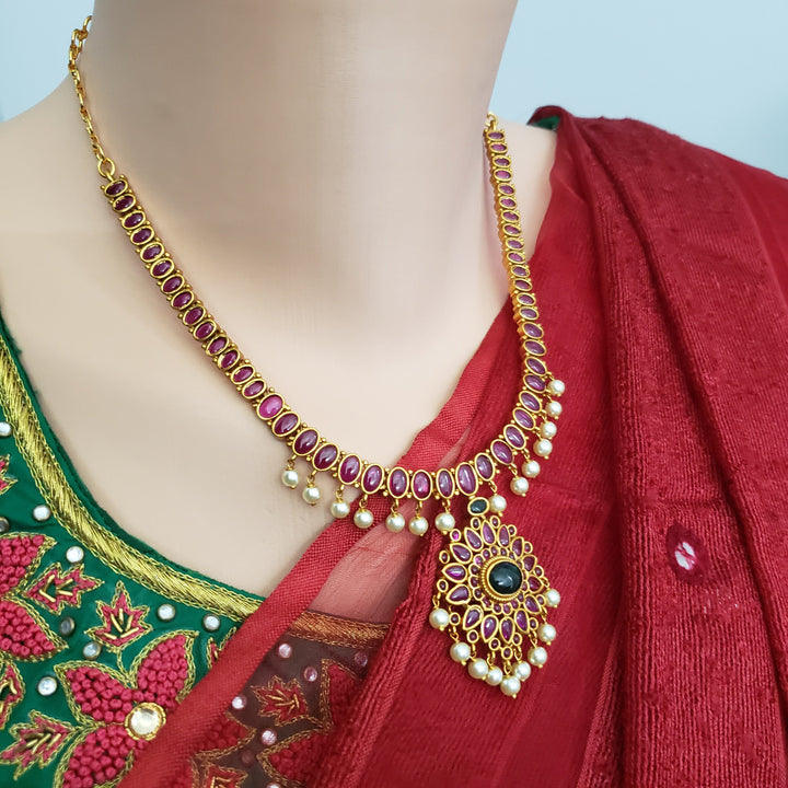 Pink pota Necklace