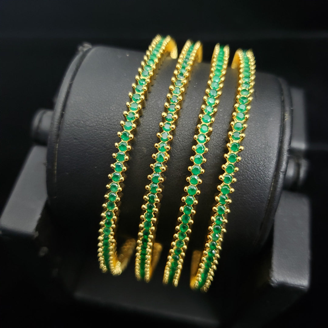 Emerald 4 bangle set