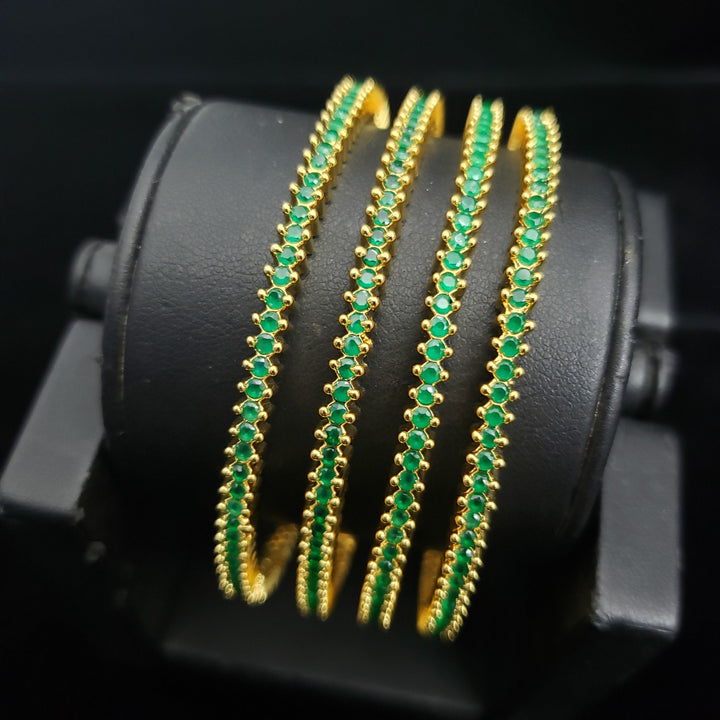 Emerald 4 bangle set
