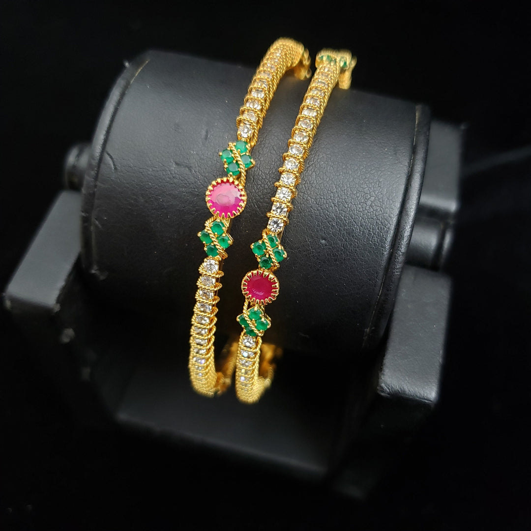 Multi color CZ bangle