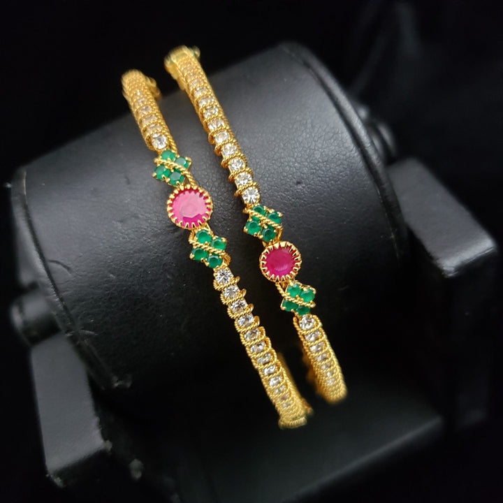 Multi color CZ bangle