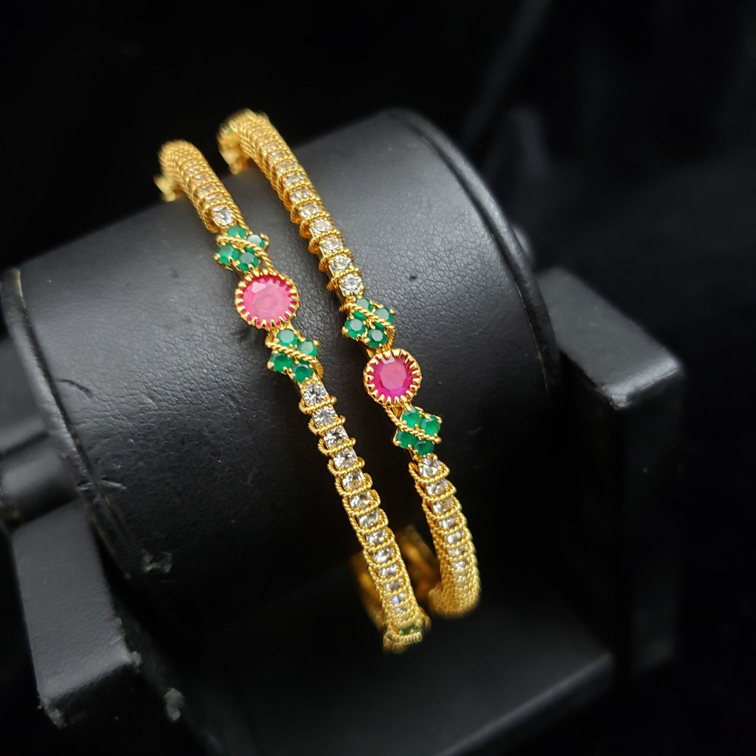 Multi color CZ bangle