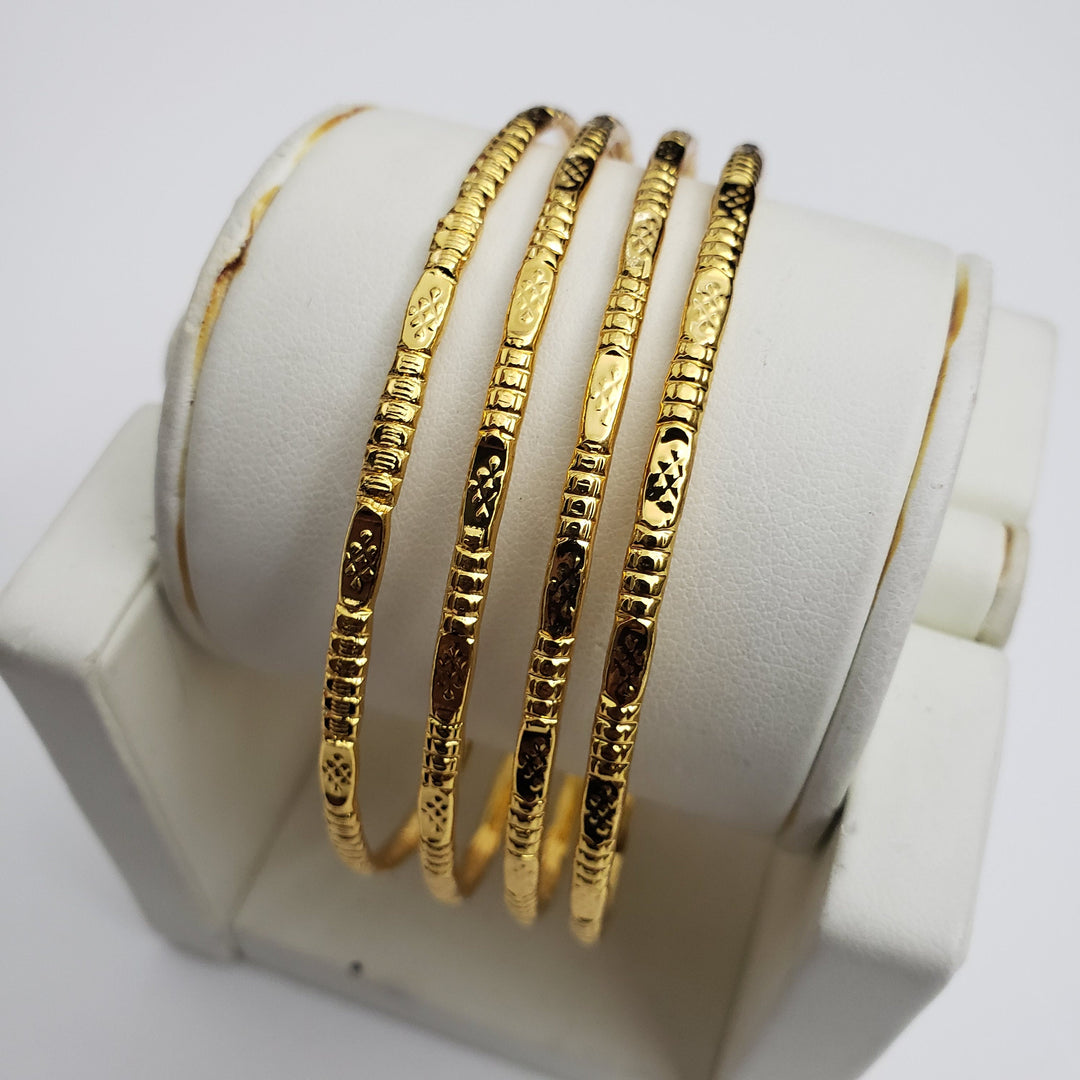 4pc Gold Bangles Set-21201