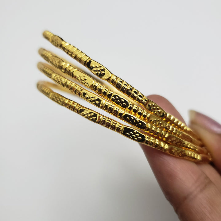 4pc Gold Bangles Set-21201