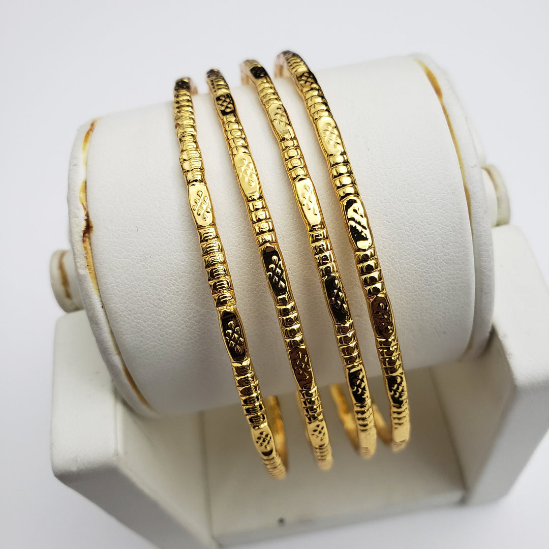 4pc Gold Bangles Set-21201