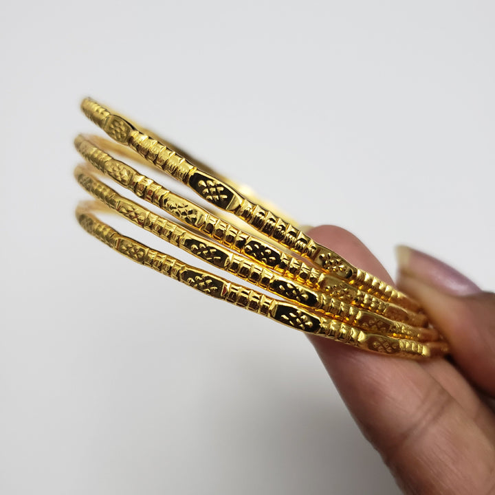 4pc Gold Bangles Set-21201