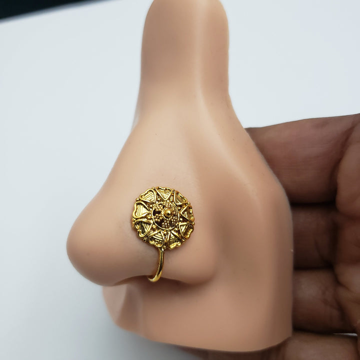 Gold finish Nose Ring