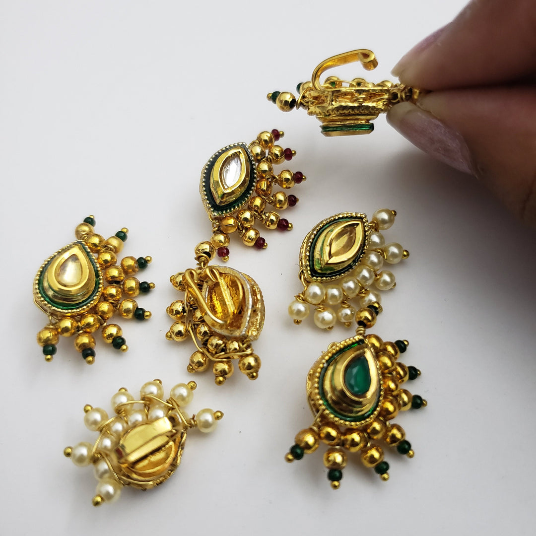 Kundan Nose Ring