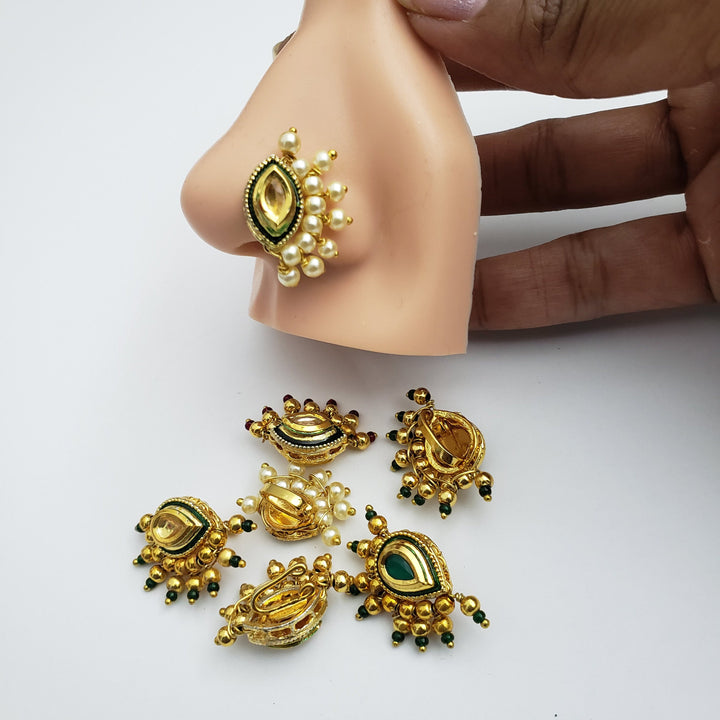 Kundan Nose Ring