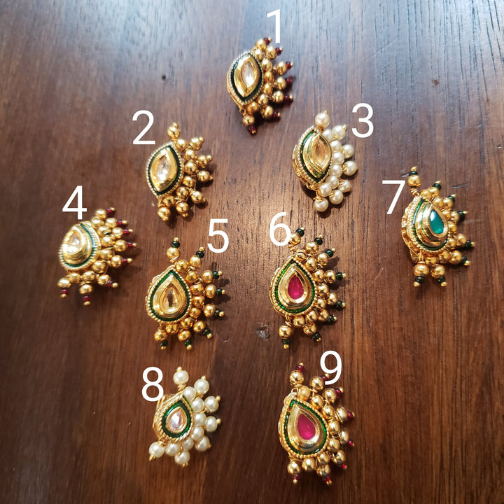Kundan Nose Ring