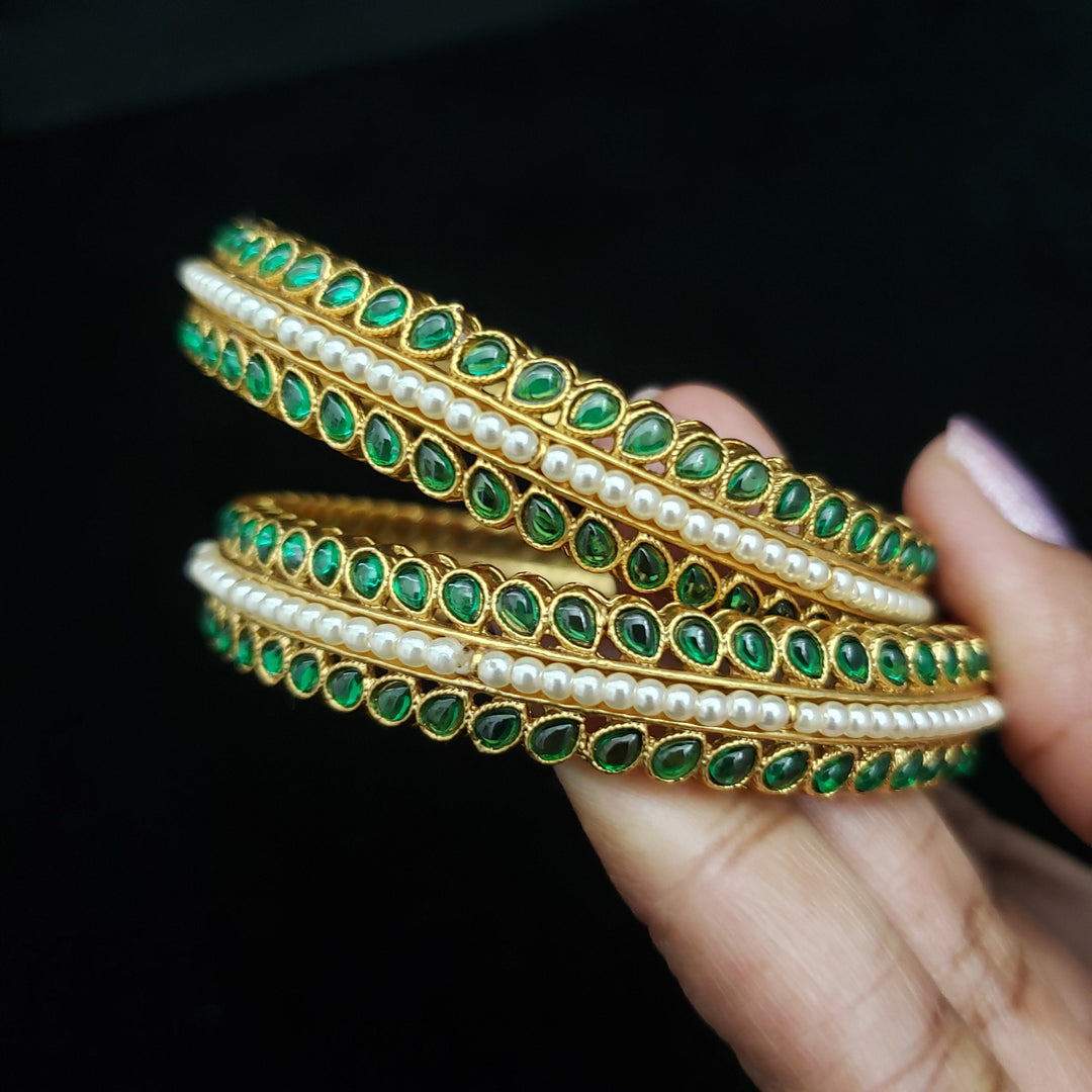 Green/Pink Bangle Set