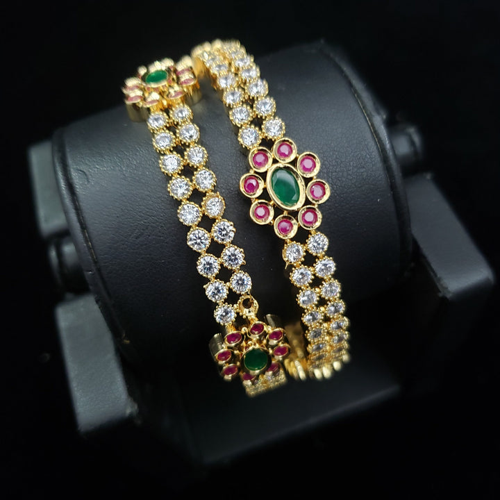 cz Flower bangles
