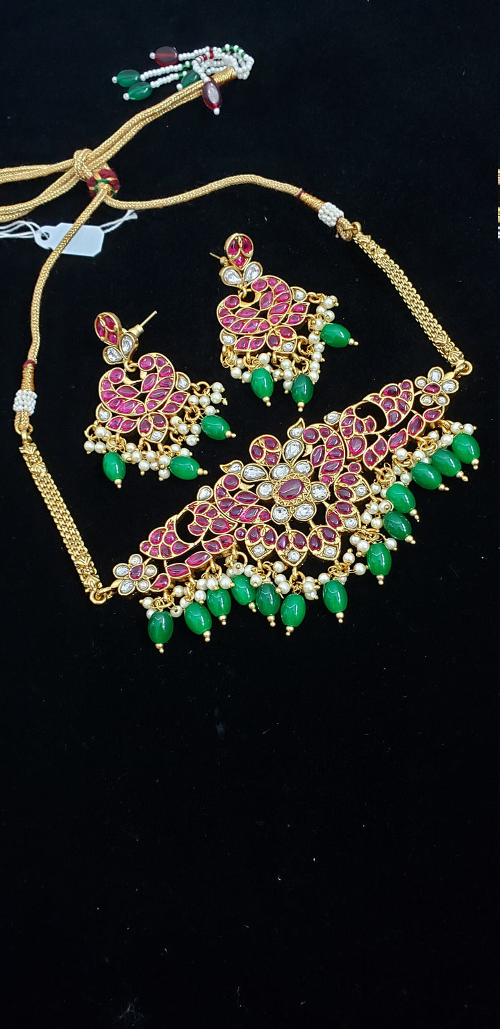 Kundan choker necklace