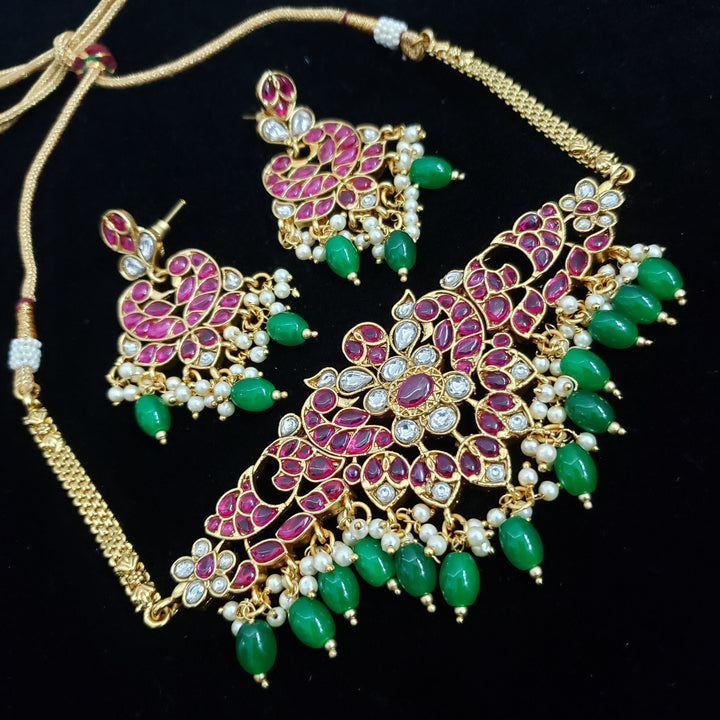 Kundan choker necklace