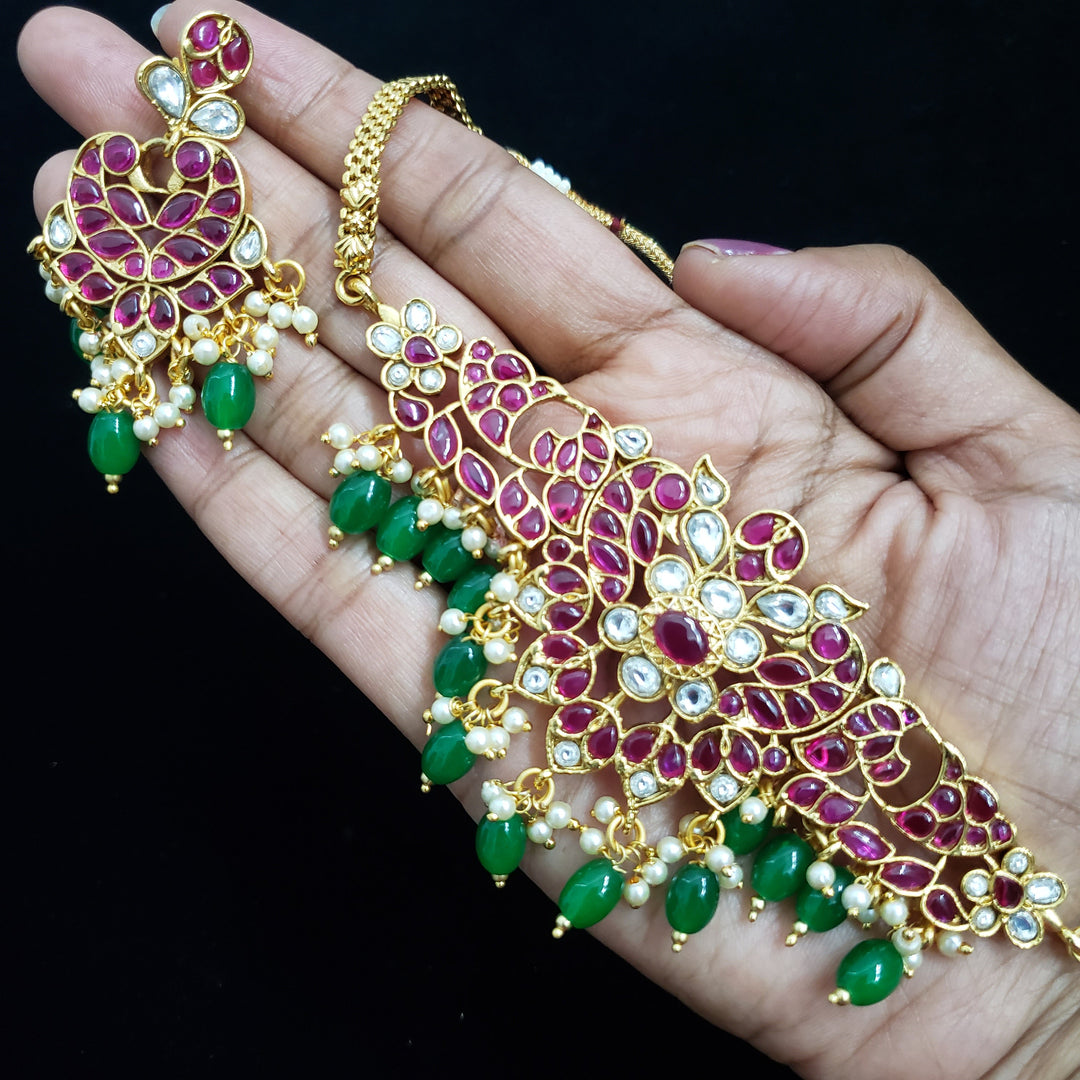 Kundan choker necklace