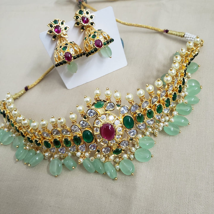 Fluorite traditional necklace