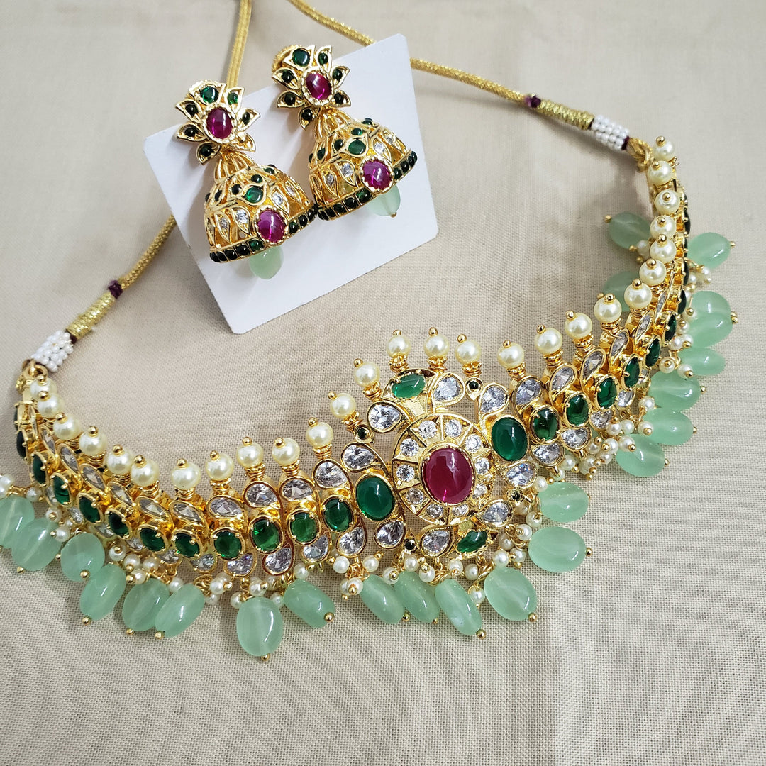 Fluorite traditional necklace