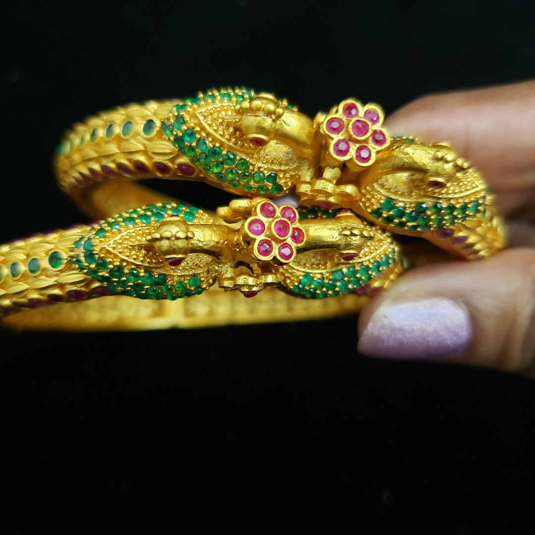 Peacock Bangles Set