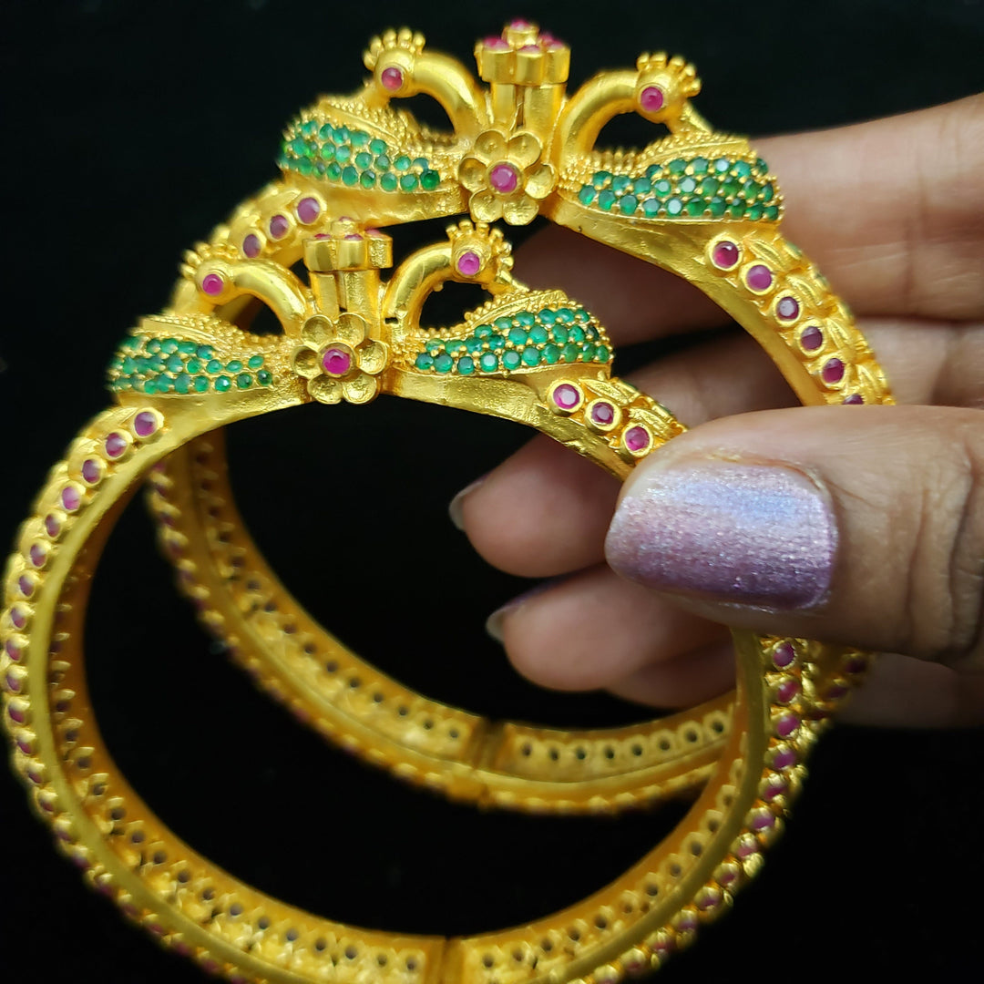 Peacock Bangles Set