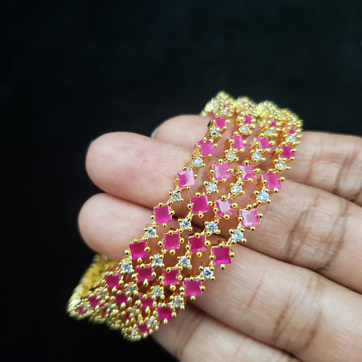 pink 4 Bangle set