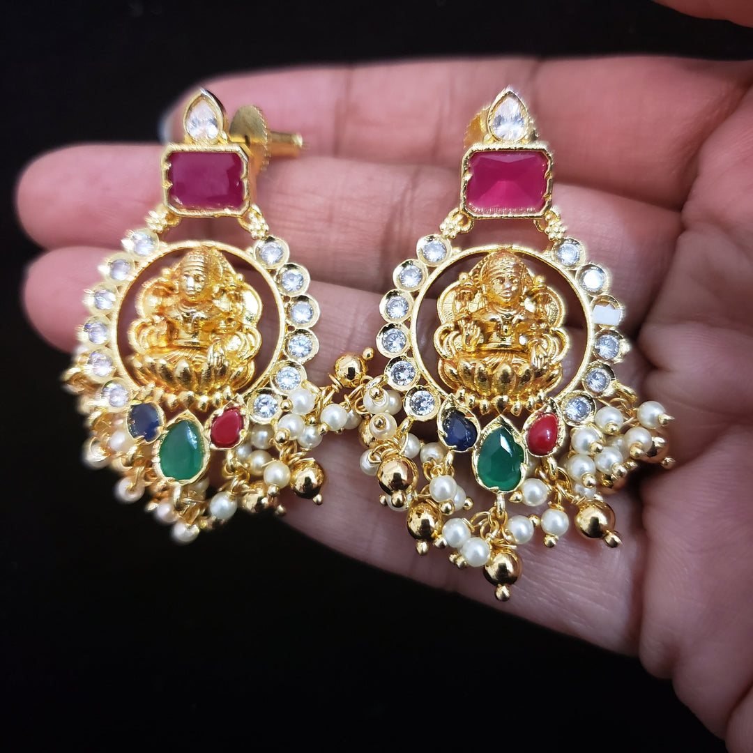 Temple Navaratna Necklace
