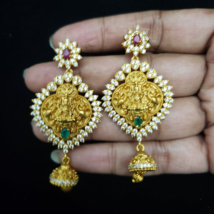 Lakshmi devi CZ necklace
