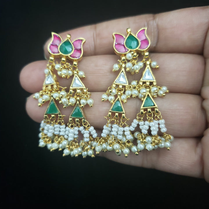 pEARLS Kundan necklace