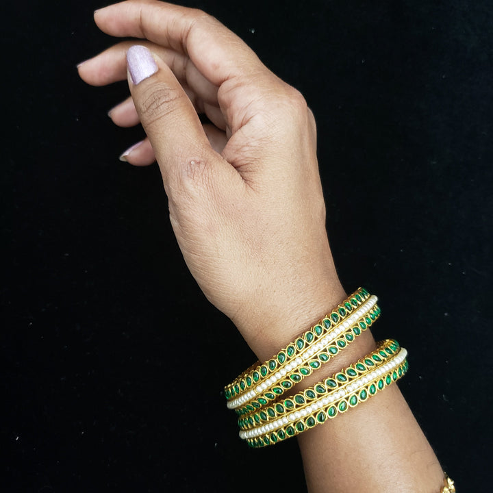 Green/Pink Bangle Set