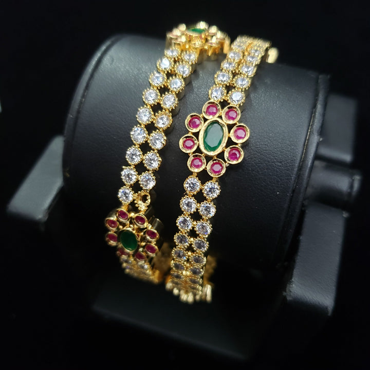 cz Flower bangles