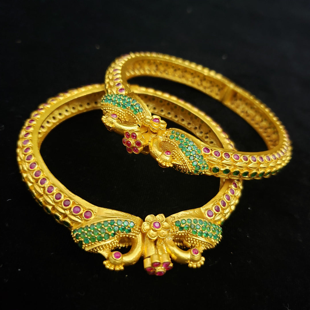 Peacock Bangles Set