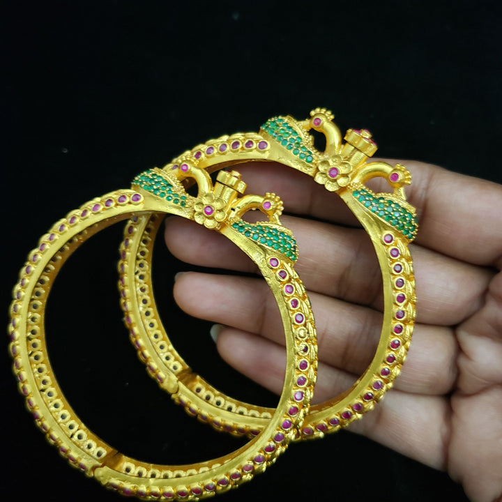 Peacock Bangles Set